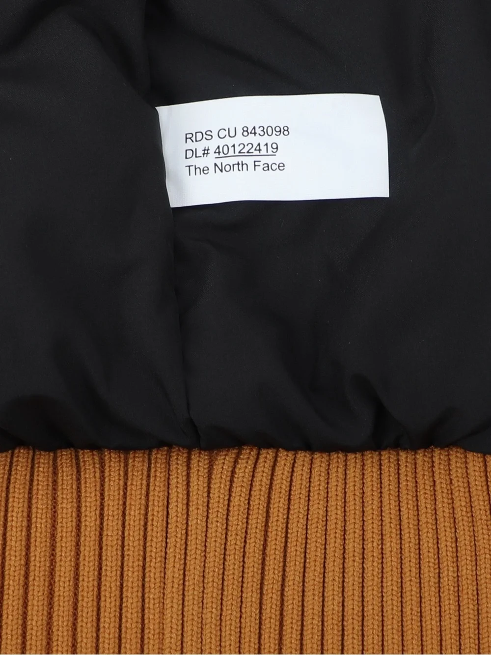 Brand New The North Face Men’s Gotham XL Hooded Down Jacket Timber Tan Black